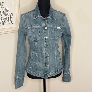 Vintage90s Calvin Klein Button Down Denim Jean Jacket Size M